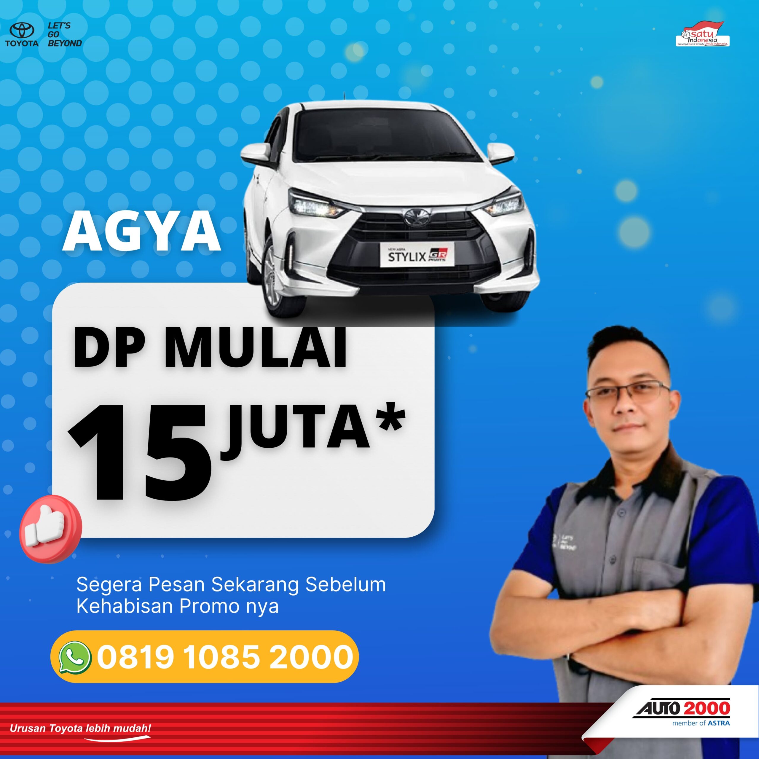 dealer toyota majalengka - harga agya - kredit agya