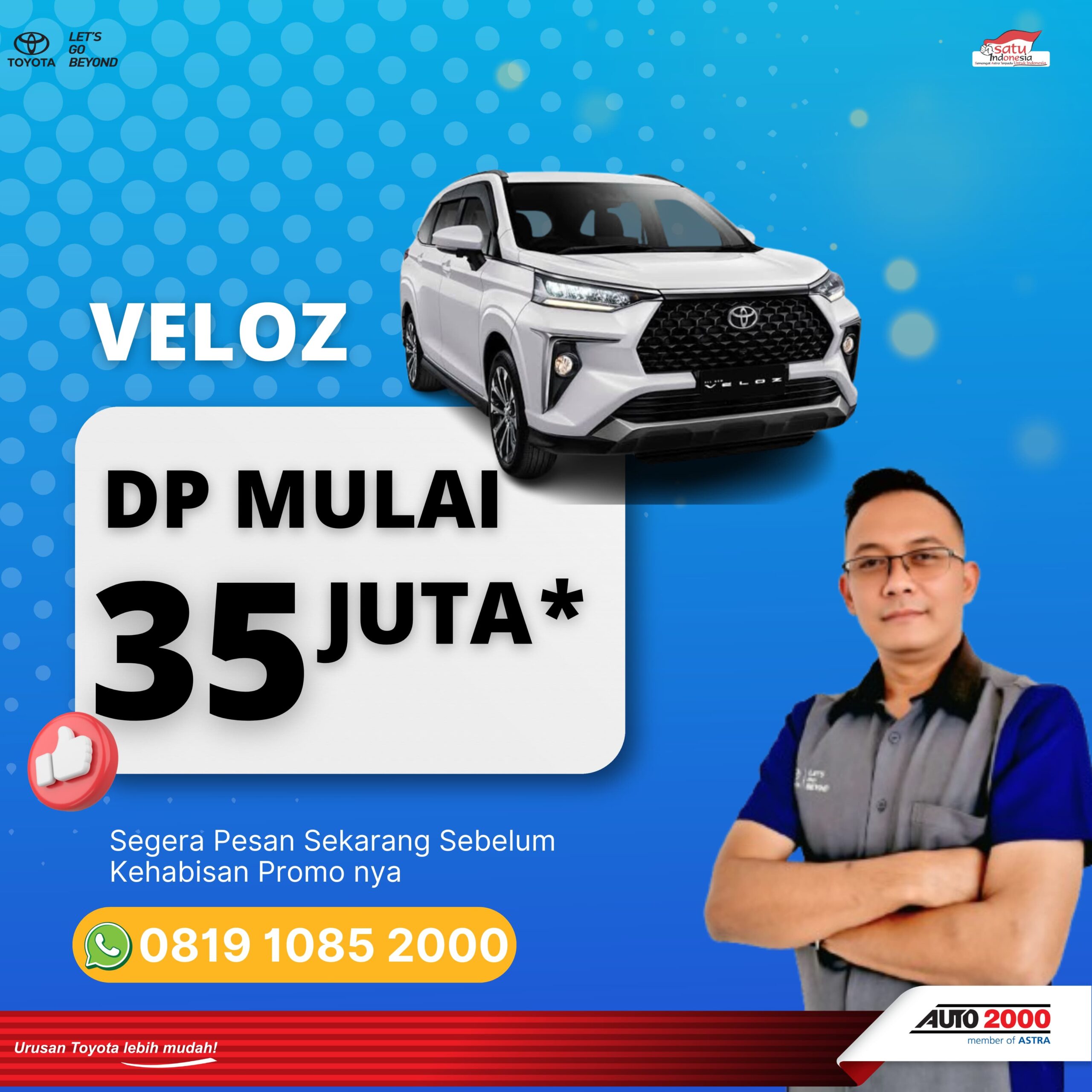 dealer toyota majalengka - harga veloz - kredit veloz